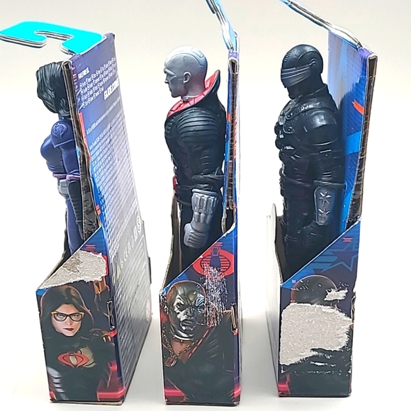 Hasbro G.I. Joe Figures Baroness, Destro & Snake Eyes (Pack of 3),  NIB - Picture 5 of 6